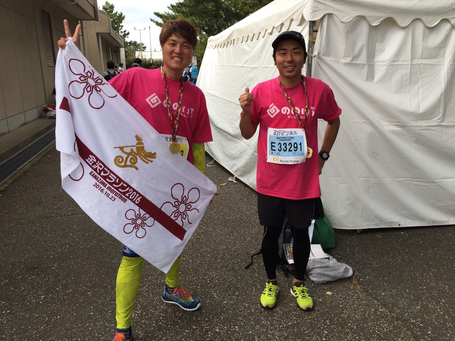 今年も野々市運輸機工Tシャツをつくりました!今年はピンク色です。