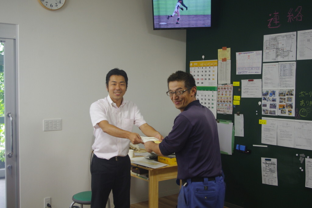 感送賞を受賞した橋田さん